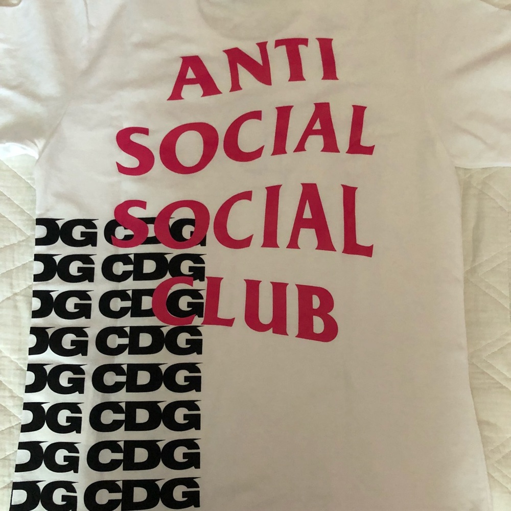 CDG x ASSC white t-shirt